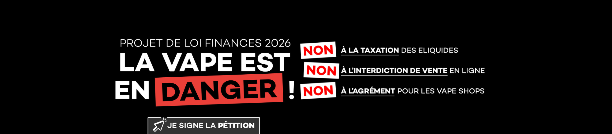 La vape est en danger !